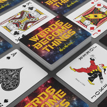 Load image into Gallery viewer, &quot;Werds Become Things&quot; | Poker Cards
