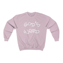 Load image into Gallery viewer, God&#39;s Werd | Crewneck Sweatshirt
