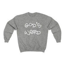 Load image into Gallery viewer, God&#39;s Werd | Crewneck Sweatshirt
