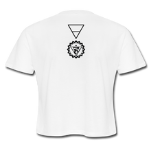 Load image into Gallery viewer, &quot;Women&#39;s Werds&quot; | Women&#39;s Cropped T-Shirt - white
