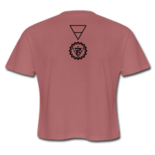 Load image into Gallery viewer, &quot;Women&#39;s Werds&quot; | Women&#39;s Cropped T-Shirt - mauve
